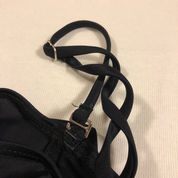 Striped off the shoulder one piece swimsuit - Picture 9 of 10